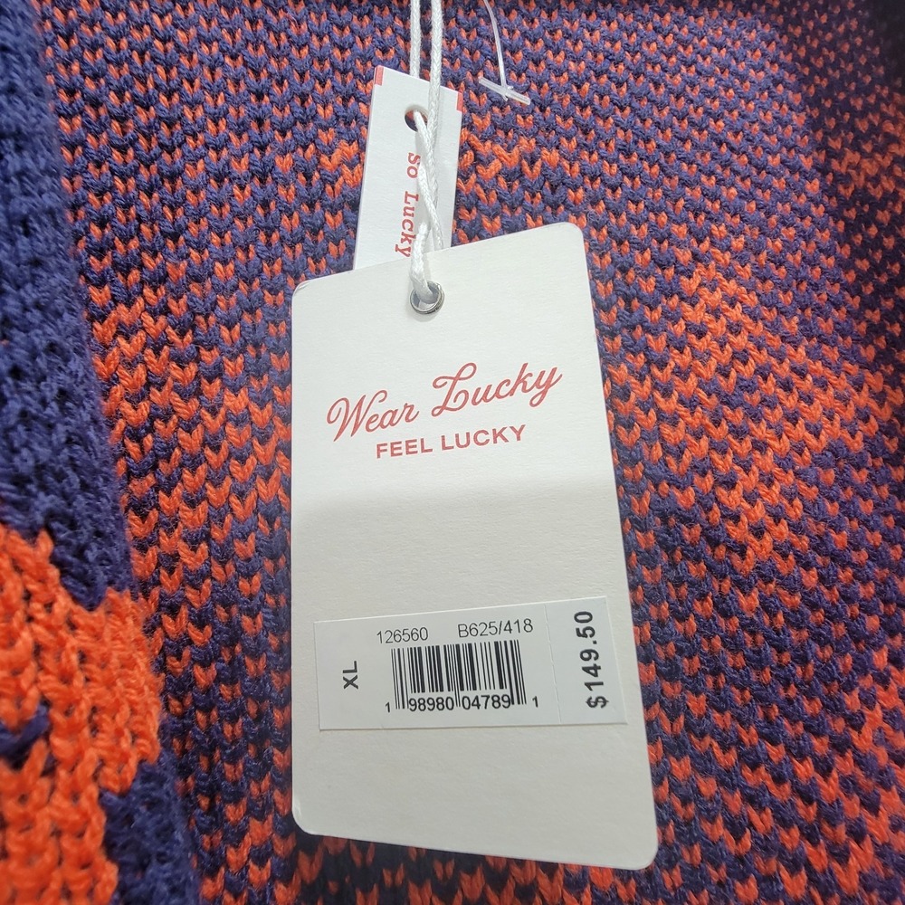 Lucky Brand NWT $149 Open Draped Long Cardigan XL Aztec Western Rodeo Horseshoe - Picture 3 of 14